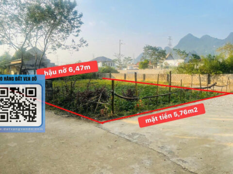 Bán Đất Góc Lạc Thịnh Yên Thủy – (76m² ONT) – 2 Mặt Tiền Bê Tông – Gần KCN!  S=147.1m²