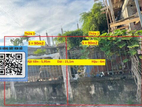 Chính chủ bán đất Thanh Bình – Sổ đỏ sẵn – Giá hợp lý S=90m²  (T2)