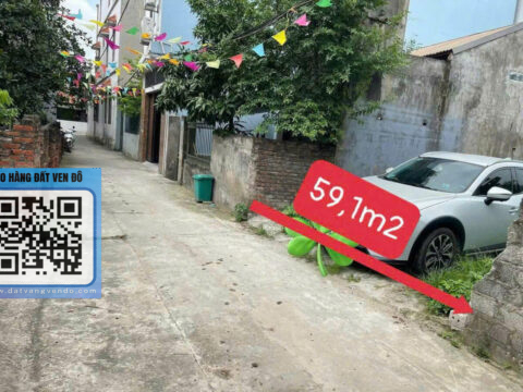 Bán Đất Kim Châu Thanh Oai – Ô Tô Ngủ Trong Đất – Sổ Đỏ Sẵn!   S=59,1m²