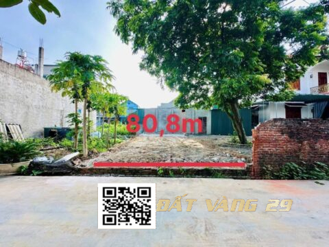 Bán đất thổ cư Phú Nghĩa – khu dân cư đông, giá tốt S=80,8m2