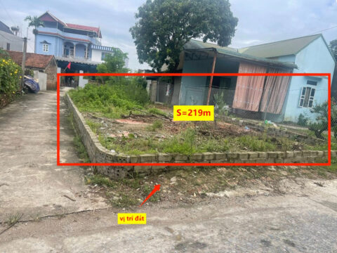 Bán đất nền Mỹ Lương Chương Mỹ – lô góc đẹp 219m², hướng Nam, giá tốt