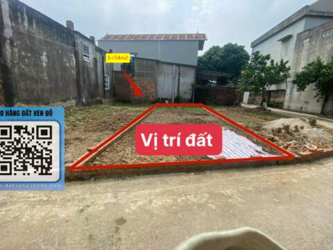 Bán đất thổ cư Đông Phương Yên – vị trí đẹp, giá tốt S=54m2