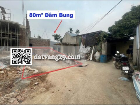 Bán đất Đầm Bung Phú Nghĩa 80m² Lô góc, thoáng đẹp – cực kỳ phù hợp xây trọ