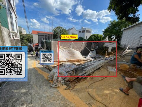 BÁN ĐẤT THỔ CƯ  TẠI NINH SƠN – PHƯỜNG CHƯƠNG MỸ – LÔ GÓC 2 MẶT TIỀN – S=52,9m²