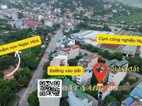 Bán Đất đấu giá Đìa Thông Ngọc Hoà Chương Mỹ – Vị trí Đẹp S=54,9m2