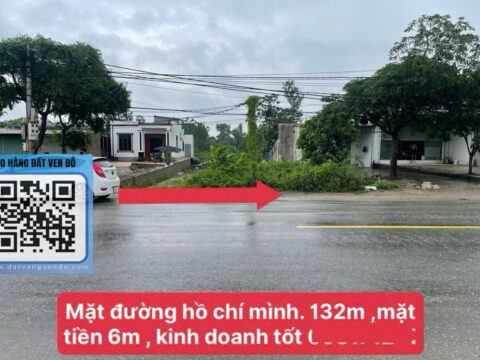 Bán Đất Mặt Đường Hồ Chí Minh – Đối Diện Bệnh Viện Nam Lương Sơn    S=132m²