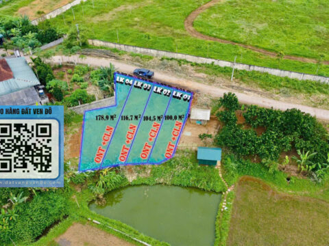 Bán Đất Tân Lạc Phú Thọ – View Đồng Thoáng – Gần Sân Bóng – Giá Đầu Tư   S=116,7m²