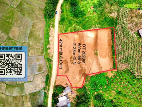  BÁN LÔ ĐẤT NGHỈ DƯỠNG HỢP PHONG – CAO PHONG – VIEW ĐỒNG MÁT MẺ S=2628