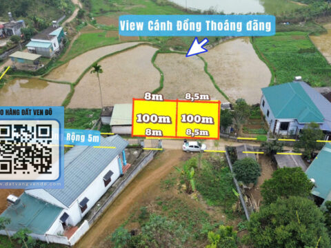 BÁN LÔ ĐẤT ĐẸP TẠI TÂN VINH LƯƠNG SƠN HOÀ BÌNH FULL THỔ CƯ S100m²