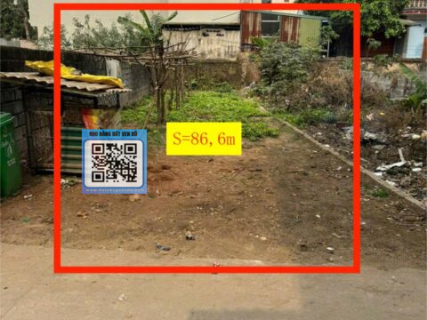 BÁN ĐẤT NỀN PHỤNG CHÂU CHƯƠNG MỸ – GIÁ TỐT – SỔ ĐỎ CHÍNH CHỦ S=86.6m2
