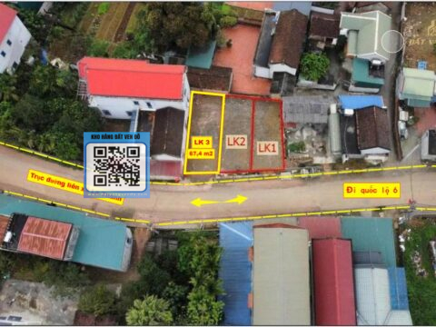 Bán đất xã Tân Tiến,Mặt đường La Thành – Trục kinh doanh liên xã Vị trí đẹp, Kinh doanh tốt  LK 3