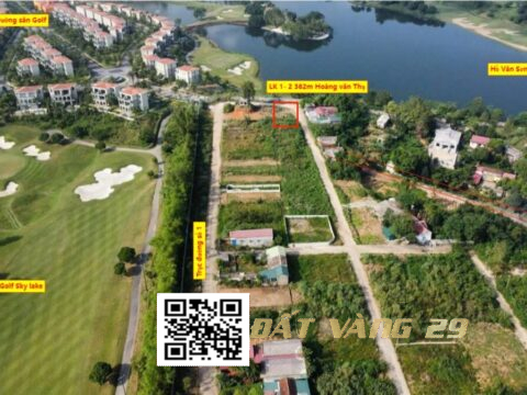 Bán đất nghỉ dưỡng sân golf skylake Hoàng Văn Thụ – Đường thông ô bàn cờ lô góc 2 mặt thoáng  LK 1-2
