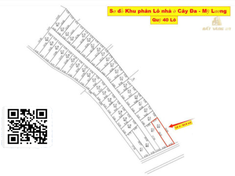 Bán đất phân lô Mỹ Lương – vị trí đẹp, giá rẻ nhất thị trường LK04