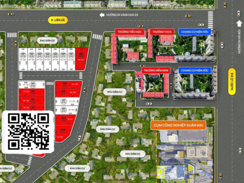 Bán đất phân lô xuân linh xuân mai – Lô góc trục chính – giá rẻ LK23