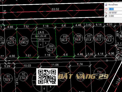 Bán đất liền kề Tiên Phương – khu dân cư đông đúc – giá tốt 