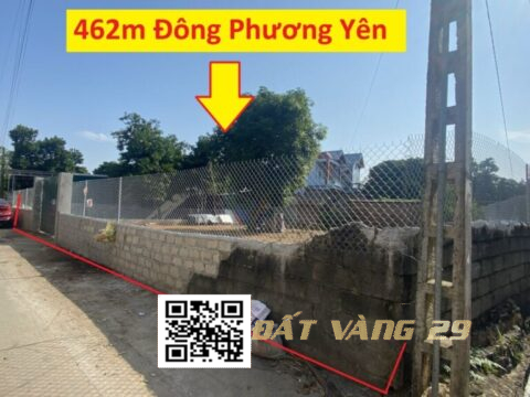 Bán đất Lũng Vị Đông Phương Yên Chương Mỹ Hà Nội | 462m² – Lô góc 2 mặt thoáng – Đường rộng ô tô tránh