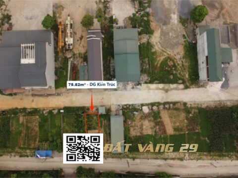 BÁN ĐẤT ĐẤU GIÁ TÂN TIẾN CHƯƠNG MỸ – VỊ TRÍ ĐẸP – GIÁ TỐT (LK14) 75.82m²