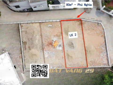 BÁN ĐẤT NỀN PHÚ NGHĨA – khu dân cư đông – GIÁ TỐT S=80m (T2)