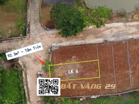 Bán Đất Phân Lô Tân Tiến Xuân Mai – Mặt đường rộng, Giá Tốt S=92,3m²