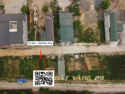 BÁN ĐẤT ĐẤU GIÁ TÂN TIẾN CHƯƠNG MỸ – DÂN CƯ ĐÔNG – GIÁ TỐT (LK15) S=74,4m²