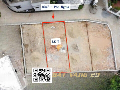 BÁN ĐẤT NỀN PHÚ NGHĨA – SÔ ĐỎ CHÍNH CHỦ– GIÁ TỐT S=80m (T3)