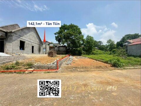 BÁN ĐẤT TÂN HỘI TÂN TIẾN CHƯƠNG MỸ – VỊ TRÍ ĐẸP GIÁ TỐT S=142,1m2