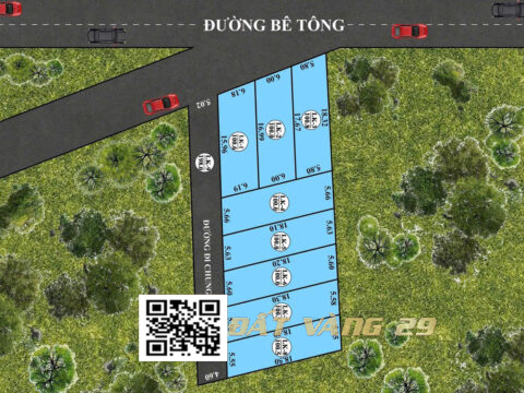 Bán đất phân lô Lạc Thủy Hòa Bình – Pháp lý chuẩn , Giá tốt S=100,5m² (Lk8)