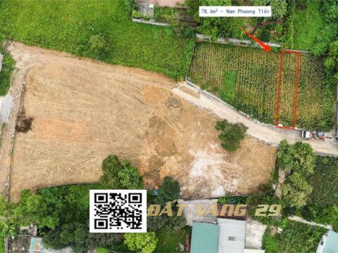 BÁN ĐẤT ĐÔNG NAM NAM PHƯƠNG TIẾN CHƯƠNG MỸ HÀ NỘI 78,6m² sổ đỏ chính chủ