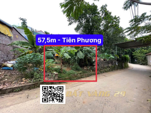  Bán đất thổ cư Tiên Phương Chương Mỹ – Giá tốt – S=57,5m2