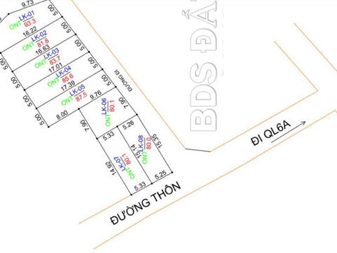 BÁN ĐẤT QUYẾT HẠ ĐÔNG SƠN CHƯƠNG MỸ 80.1m² – vị trí đẹp – giá đầu tư  LK7