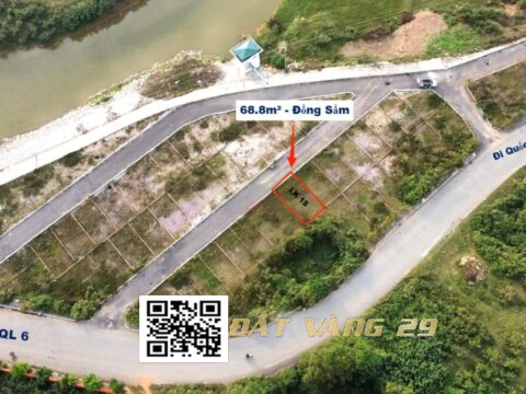 Bán Đất Đồng Sầm Đông Sơn 68.8m² Giao thông kết nối nhanh , Giá tốt ( Khu A – LK18 )