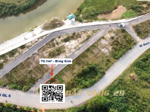 Bán Đất Phân Lô Đồng Sầm Đông Sơn 70.1m² Lô góc cực đẹp , Giá tốt ( Khu A – LK25 )