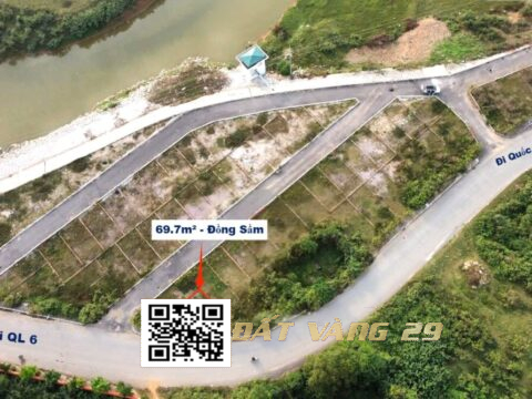 Bán Đất Phân Lô Đồng Sầm Đông Sơn 69.7m² Khu dân cư đông , Giá tốt ( Khu A – LK26 )