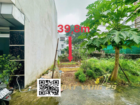 Bán đất Yên Thành Biên Giang Phường Chương Mỹ – Lô đất tiềm năng, gần Quốc lộ 6 S=39.8m²