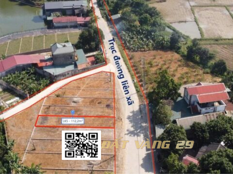 BÁN ĐẤT THỦY XUÂN TIÊN 112.2m² – TRỤC CHÍNH LIÊN XÃ – GIÁ TỐT LK5