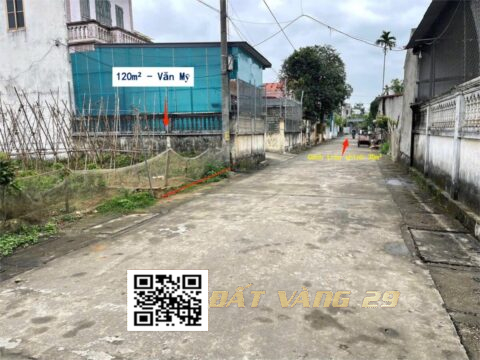 BÁN ĐẤT TÁI ĐỊNH CƯ HOÀNG VĂN THỤ 120m²  Đường rộng  giao thông thuận tiện Khu 3