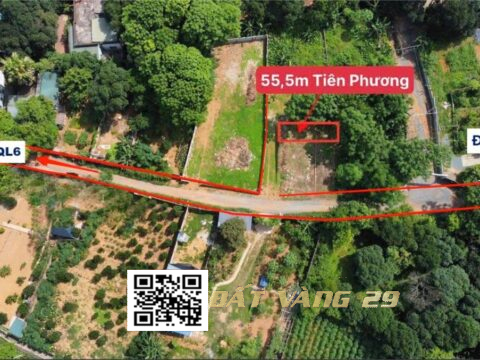 Bán đất Đồi Hoạ Sỹ Tiên Phương Chương Mỹ 55,5m² Không gian sống trong lành, thoáng mát quanh năm