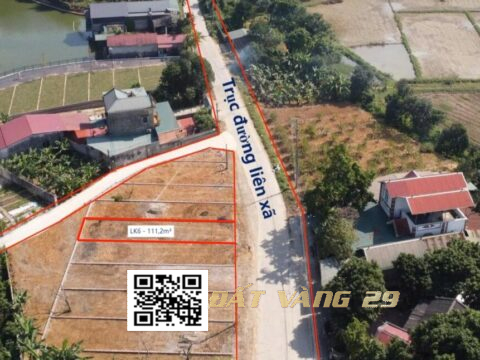 BÁN ĐẤT PHÂN LÔ THỦY XUÂN TIÊN 111.2m² – ĐẦU TƯ SINH LỜI – GIÁ TỐT LK6