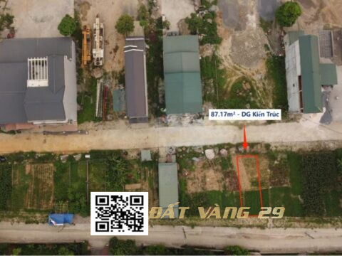 Bán đất Khu Kiến Trúc Tân Tiến Chương Mỹ LK 7 đường 6m vỉa hè làn 2 đường quốc lộ 21A