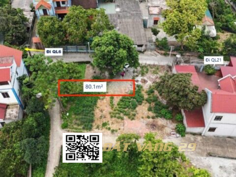 Bán đất thôn Phương Hạnh Xuân Mai 80,1m² –  Khu dân cư văn minh, giá tốt (T2)