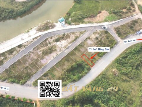 Đất đấu giá Đồng Sầm Đông Sơn 70,8m² view thoáng, đường ô tô tránh ALK3