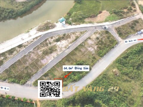 Bán đất Đồng Sầm Đông Sơn Chương Mỹ | 64,6m², đường ô tô tránh – View hồ cực đẹp ALK1