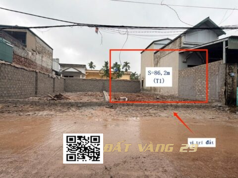 Bán đất Hương Sơn Mỹ Đức | Lô đất tiềm năng (T1) Giá đầu tư hấp dẫn S=86,2m²