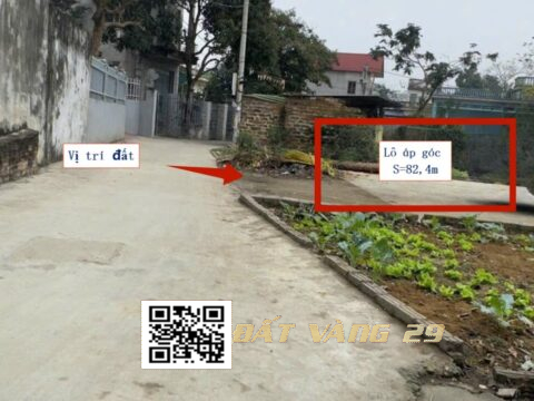 Chủ cần bán lô đất cực đẹp tại Đồng Tâm Mỹ Đức | lô áp góc – Đường thông – Giá đầu tư S=82,4m²