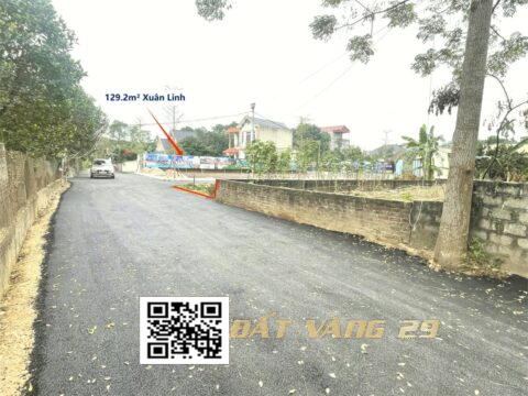 Bán đất Xuân Linh Thuỷ Xuân Tiên 129.2m² Lô Góc Gần trường học, chợ, trạm y tế, UBND xã 
