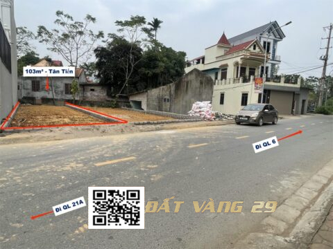 Bán đất Phương Hạnh Xuân Mai 103m² mặt trục chính kinh doanh sầm uất địa thế đẹp vuông vắn