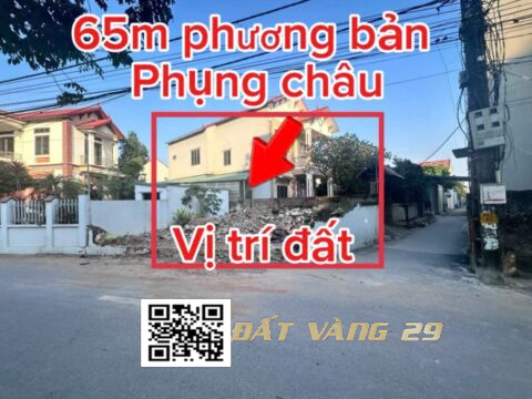 BÁN Đất Phương Bản Phụng Châu LÔ GÓC 2 MẶT TIỀN 65m² TRỤC CHÍNH KINH DOANH sầm uất