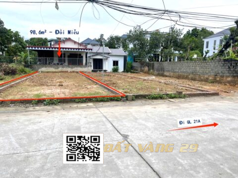 BÁN ĐẤT ĐỒI MIỄU XUÂN MAI HÀ NỘI | 98,6m² VỊ TRÍ TRUNG TÂM, KINH DOANH THUẬN LỢI