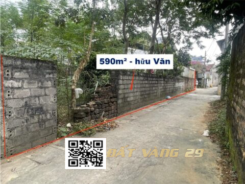 BÁN ĐẤT THỔ CƯ HỮU VĂN CHƯƠNG MỸ HÀ NỘI  590m² PHÂN LÔ ĐẸP LÀM NHÀ VƯỜN LÝ TƯỞNG