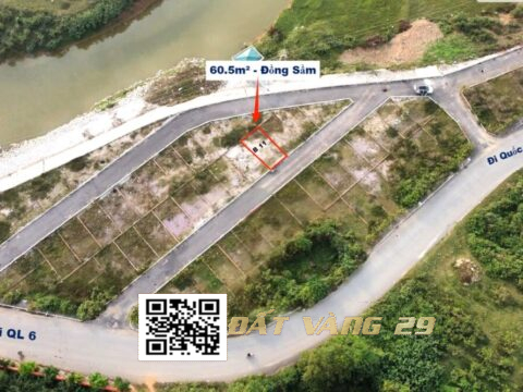 Bán Đất Đồng Sầm Đông Sơn 60.5m² – 2km ra Quốc lộ 6, Giá tốt ( Khu B – LK11 )
